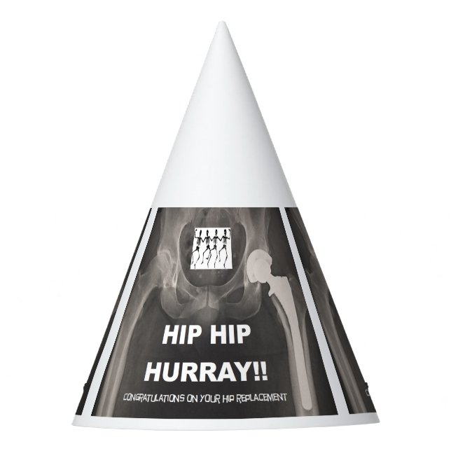 Chapeaux De Fêtes Hanche de hanche Hurray- Congrats sur le (Devant)