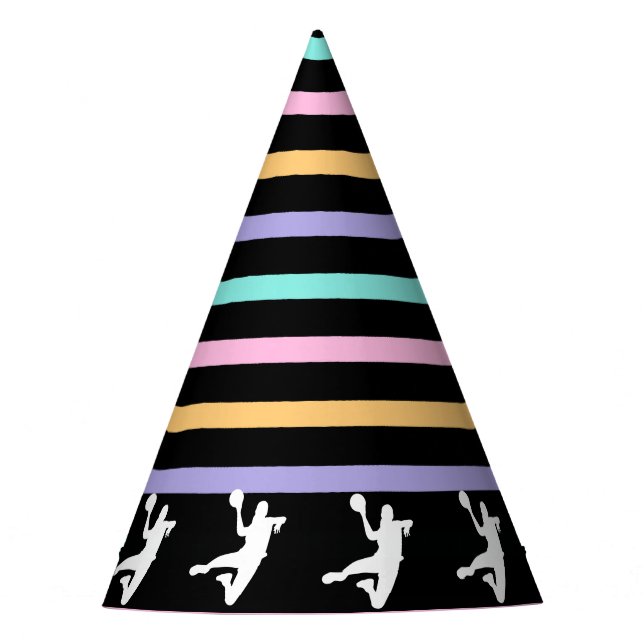 Chapeaux De Fêtes Handball Girl Birthday, Handball Player Gift  (Devant)