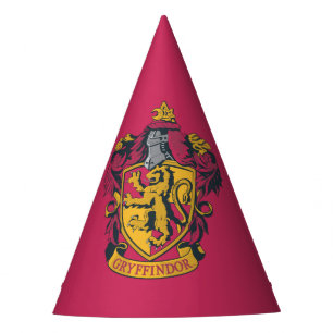 Chapeaux De Fêtes Harry Potter   Gryffindor Crest Gold et Rouge