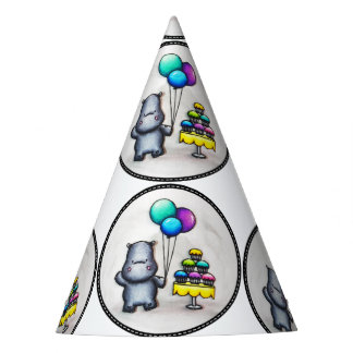 Chapeaux De Fêtes Hippopotame doux