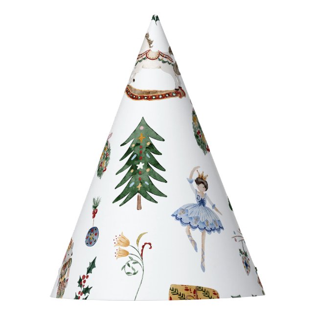 Chapeaux De Fêtes Hiver onderland Nutcracker bleu or ballerine (Devant)