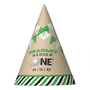 Chapeaux De Fêtes Hole In One Boys Golf 1er Anniversaire Par tee