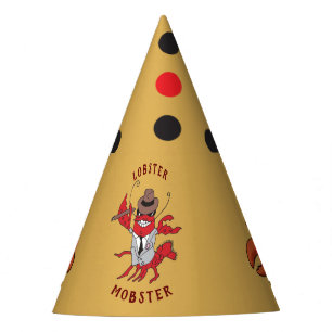 Chapeaux De Fêtes Homard Homard 🦞 Drôle Cartoon Gangster