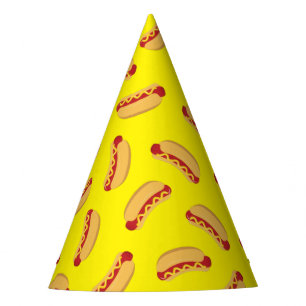 Chapeaux De Fêtes Hot Dog Anniversaire de enfant Party Cuire mignonn
