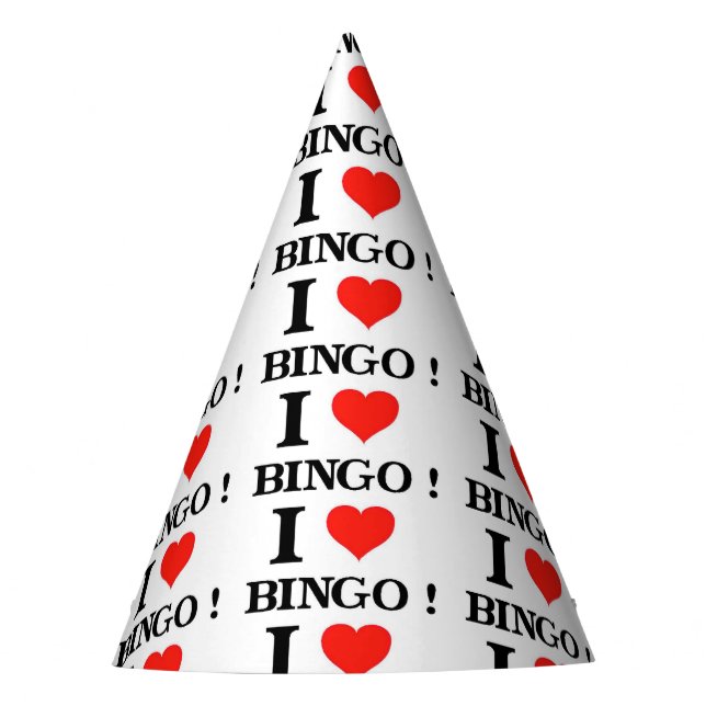 Chapeaux De Fêtes I Love Bingo (Devant)