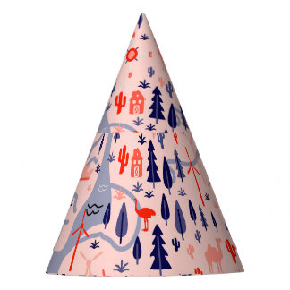 Chapeaux De Fêtes Icônes australiennes, motif décoratif sans soudure