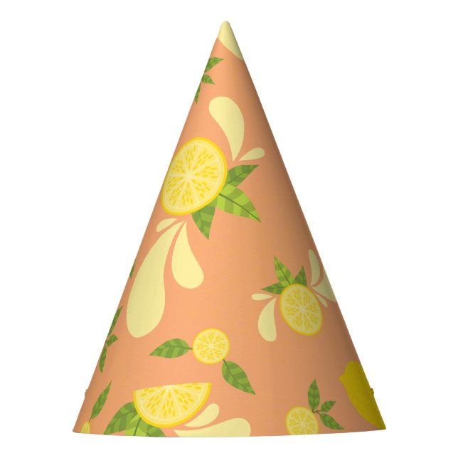 Chapeaux De Fêtes Illustration d'éclaboussure d'agrume (Devant)