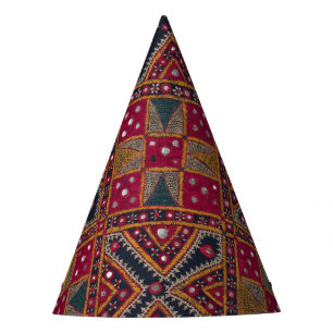 Chapeaux De Fêtes Impression d'art décoratif indien