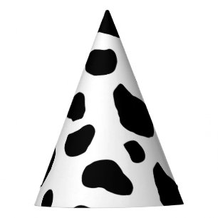 Chapeaux De Fêtes Impression De Vache, Motif De Vache, Spots De Vach