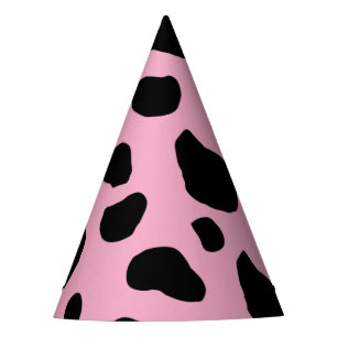 Chapeaux De Fêtes Impression de vache, Motif de vache, Spots de vach