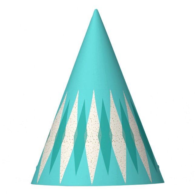 Chapeaux De Fêtes Jacquard moderne du milieu du siècle Casquette (Devant)