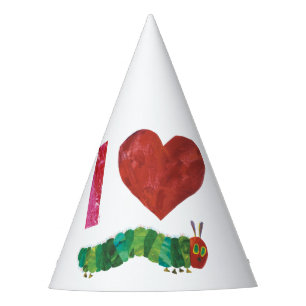 Chapeaux De Fêtes J'Aime La Caterpillar Très Affamée