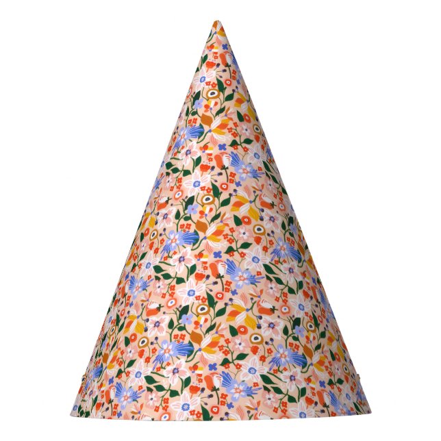 Chapeaux De Fêtes Jardin Floral Fleur sauvage d'été (Devant)