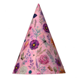 Chapeaux De Fêtes Jardin Florissant Fantaisiste