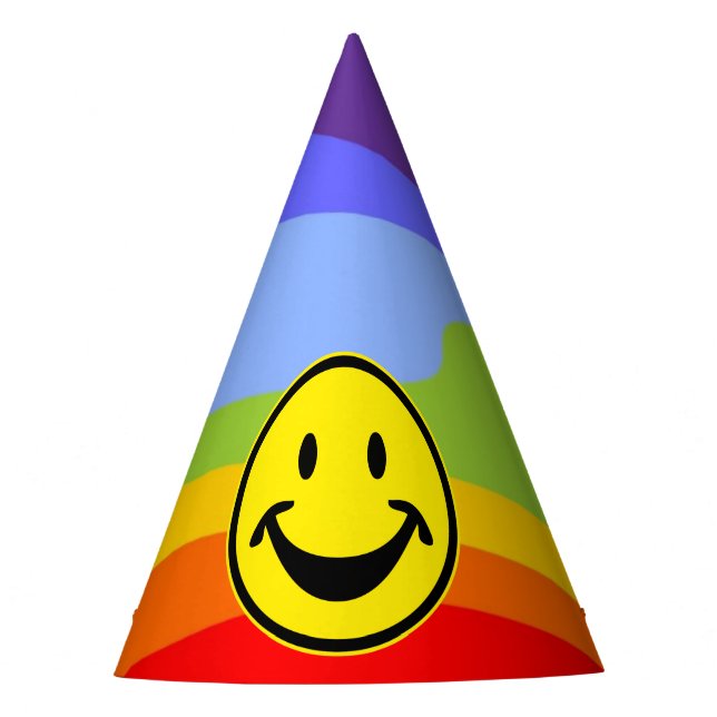 Chapeaux De Fêtes Jaune amusant + votre dos. & idées (Devant)