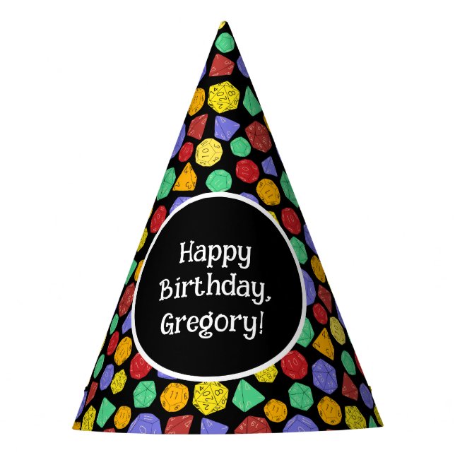 Chapeaux De Fêtes Jeu RPG Dice, Conseil, Jeux d'Imaginaire (Devant)