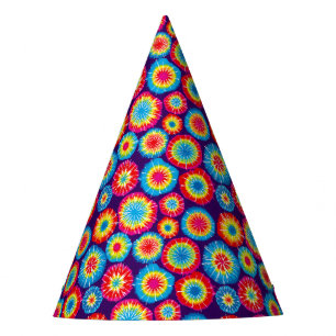 Chapeaux De Fêtes Joli coloré abstraits soleils motifs