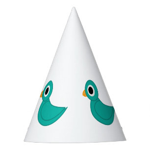 Chapeaux De Fêtes Joli oiseau bleu