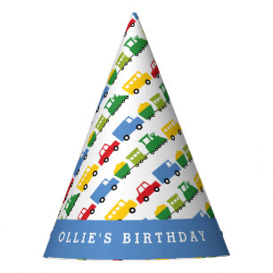 Chapeaux De Fêtes Jouets Garçons Voiture Train Bus Camion Transport 