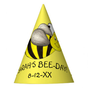Chapeaux De Fêtes Jour de l'abeille Personnalisé Jour du bourdon Jau