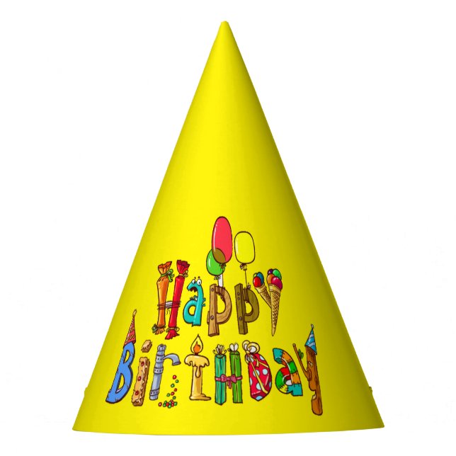 Chapeaux De Fêtes Joyeux anniversaire (Devant)