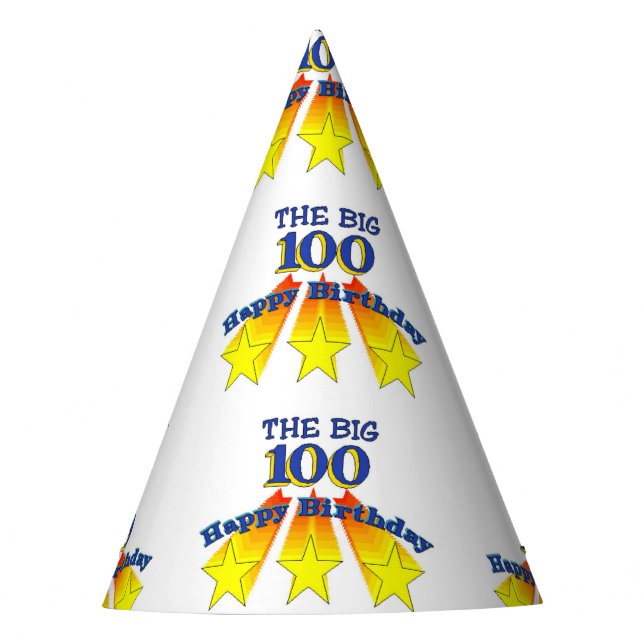 Chapeaux De Fêtes Joyeux anniversaire 100 (Devant)