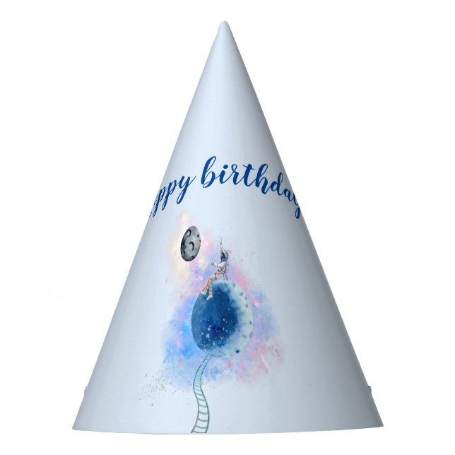 Chapeaux De Fêtes Joyeux anniversaire astronaute et espace (Devant)