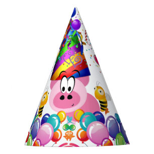 Chapeaux De Fêtes Joyeux anniversaire Casquette de la fête du papier