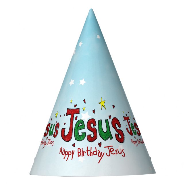 Chapeaux De Fêtes Joyeux anniversaire Jésus (Devant)