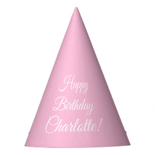 Chapeaux De Fêtes Joyeux Anniversaire nom de script personnalisé tex