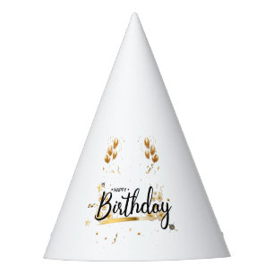 Chapeaux De Fêtes Joyeux Casquette de la Gold Party d'anniversaire