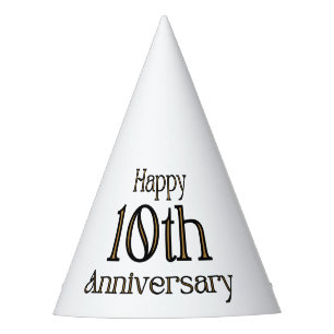 Chapeaux De Fêtes Joyeux Casquette du 10e anniversaire