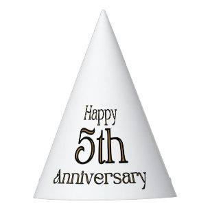 Chapeaux De Fêtes Joyeux Casquette du 5e anniversaire
