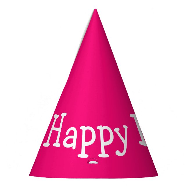 Chapeaux De Fêtes Joyeux rose anniversaire (Gauche)
