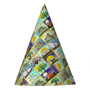 Chapeaux De Fêtes Judaïque 12 Tribus D'Israël Art Imprimer