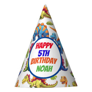 Chapeaux De Fêtes Jurassic Dinosaur Thème Anniversaire