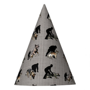 Chapeaux De Fêtes K-9 Motif de manutention de chiens de travail