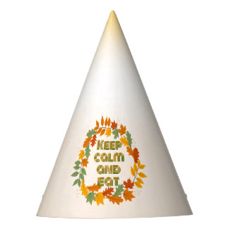 Chapeaux De Fêtes Keep calm and eat