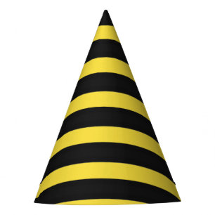 Chapeaux De Fêtes L'abeille a inspiré les rayures noires et jaunes