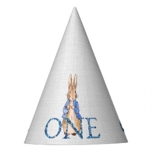 Chapeaux De Fêtes Lapin classique en veste bleue Premier anniversair