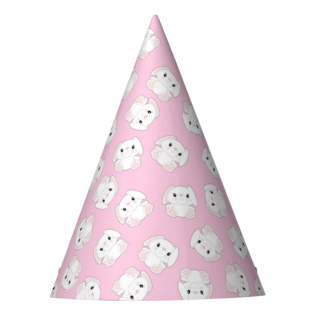 Chapeaux De Fêtes Lapin Lapin fête d'anniversaire (Devant)