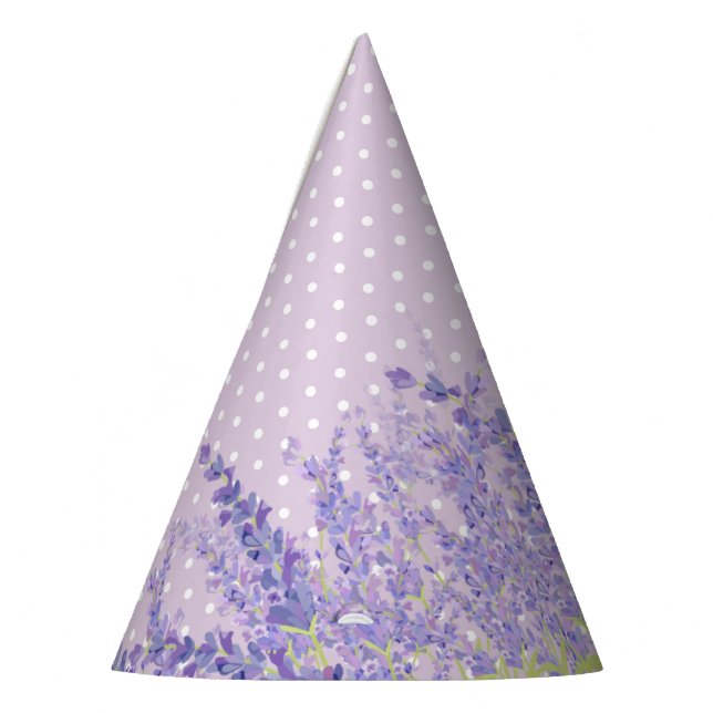 Chapeaux De Fêtes lavande, élégant, moderne, tendance, floral, viole (Gauche)