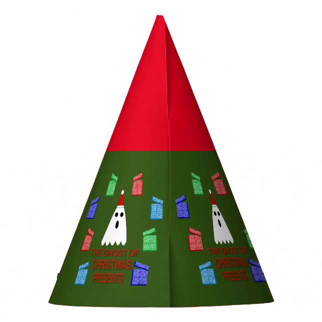 Chapeaux De Fêtes Le fantôme de Noël présente drôle (Dos)