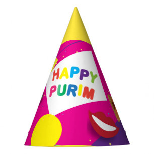 Chapeaux De Fêtes Le festival heureux de Purim badine le motif de