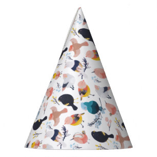 Chapeaux De Fêtes Le paradis botanique floral des petits oiseaux