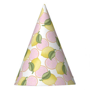 Chapeaux De Fêtes Lemonade rose citron Casquette fête d'anniversaire