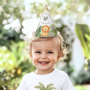 Chapeaux De Fêtes Les animaux de la jungle premier anniversaire
