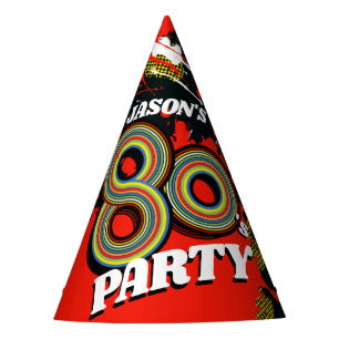 Chapeaux De Fêtes les années 1980 party le casquette nommé rouge d