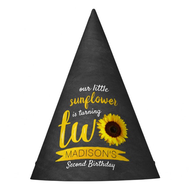 Chapeaux De Fêtes Little Sunflower 2e anniversaire (Devant)