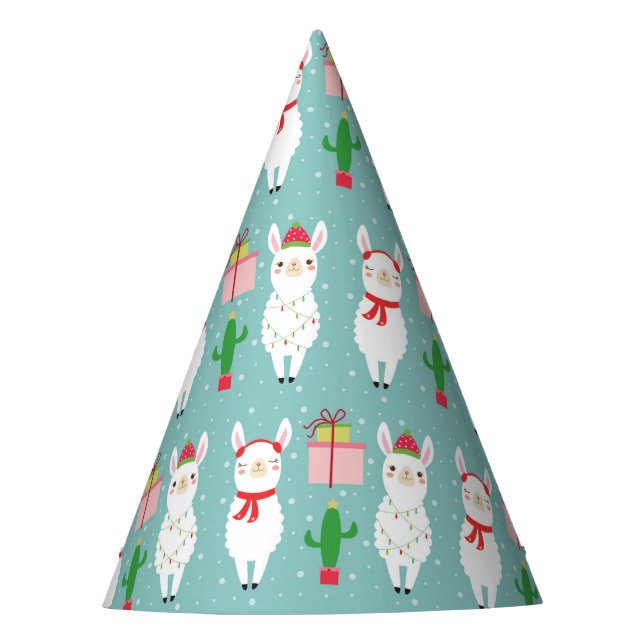 Chapeaux De Fêtes Llamas de Noël d'hiver | Vacances (Devant)